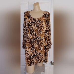 Women's NWT Size 3X Blouse From Brittany Black